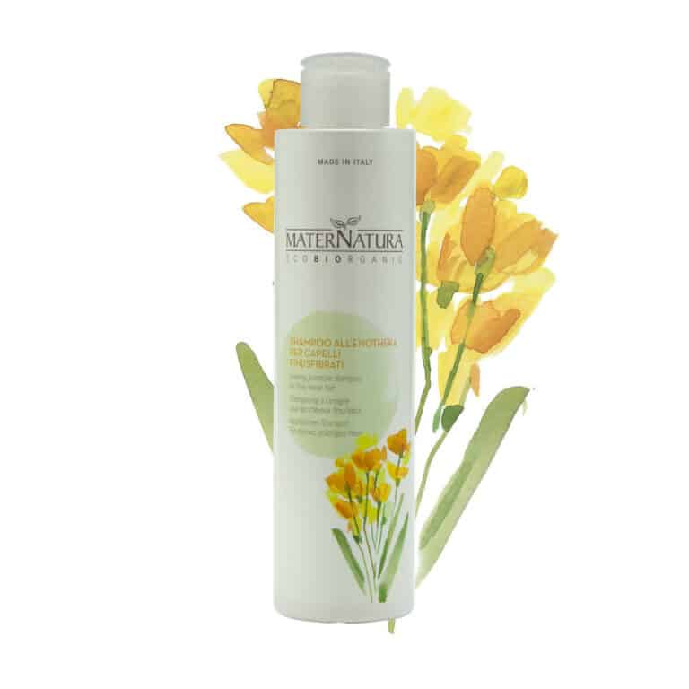 Shampoo Evening Primrose voor Dun/Beschadigd Haar MaterNatura