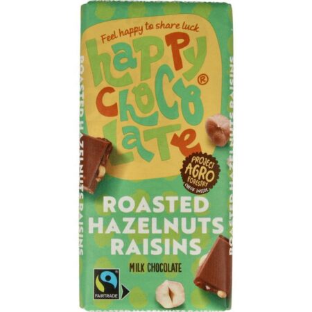 Melk Geroosterde Hazelnoot Rozijn Bio - 100 gram