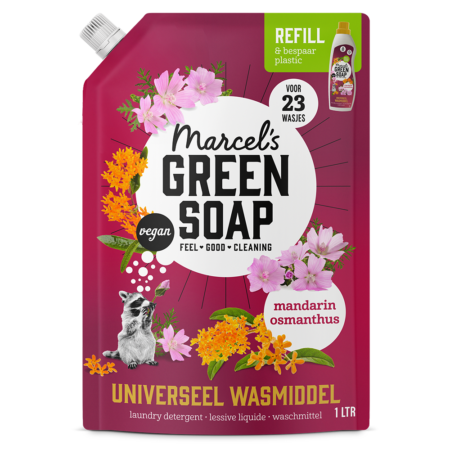 Universeel Wasmiddel Navulling Mandarijn & Osmanthus Marcel's Green Soap