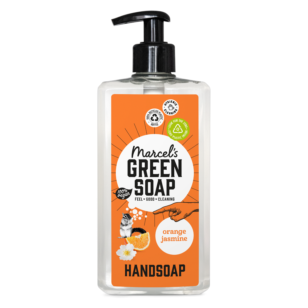 Handzeep Sinaasappel & Jasmijn 500 ml Marcel's Green Soap