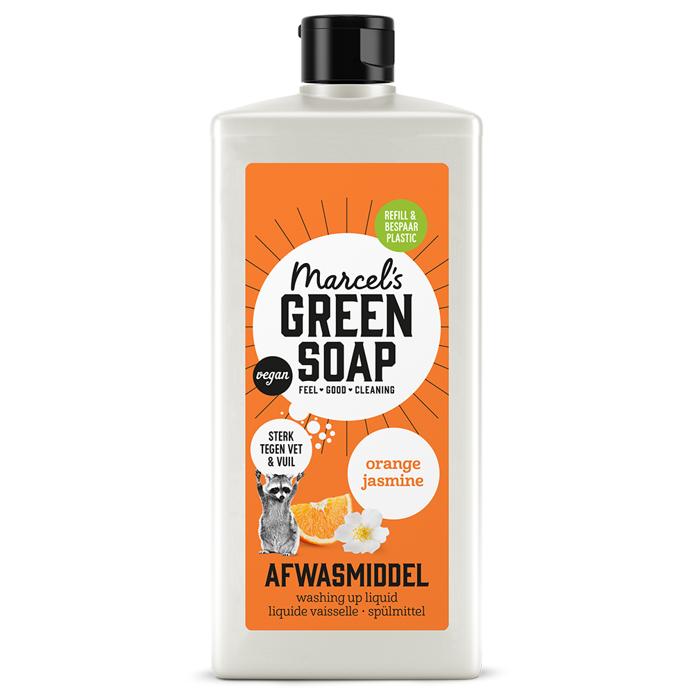 Afwasmiddel Sinaasappel & Jasmijn Marcel's Green Soap