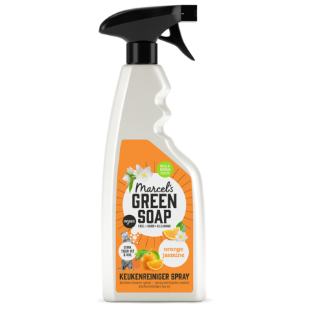 Keukenreiniger Spray Sinaasappel & Jasmijn Marcel's Green Soap