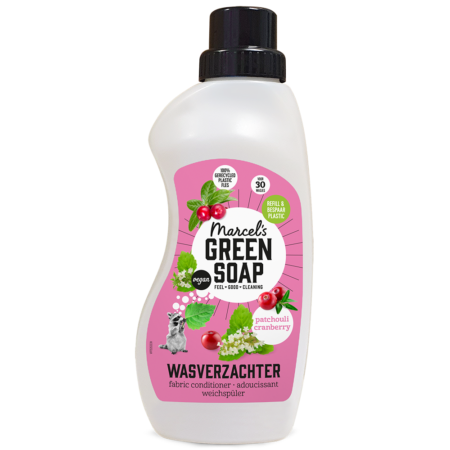 Wasverzachter Patchouli & Cranberry Marcel's Green Soap