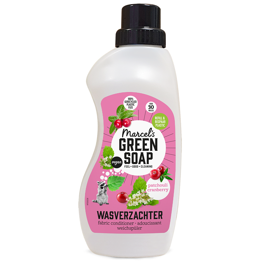 Wasverzachter Patchouli & Cranberry Marcel's Green Soap