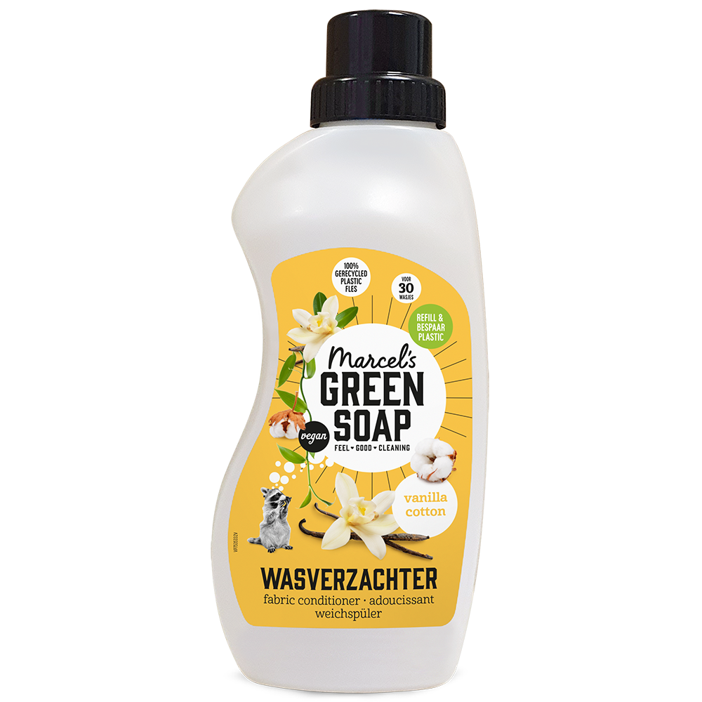 Wasverzachter Vanille & Katoen Marcel's Green Soap