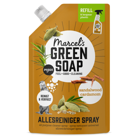 Allesreiniger Spray Navulling Sandelhout & Kardemom Marcel's Green Soap