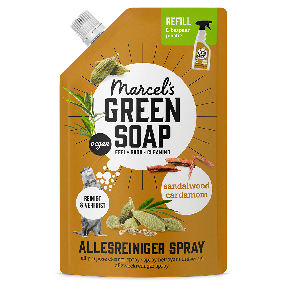 Allesreiniger Spray Navulling Sandelhout & Kardemom Marcel's Green Soap