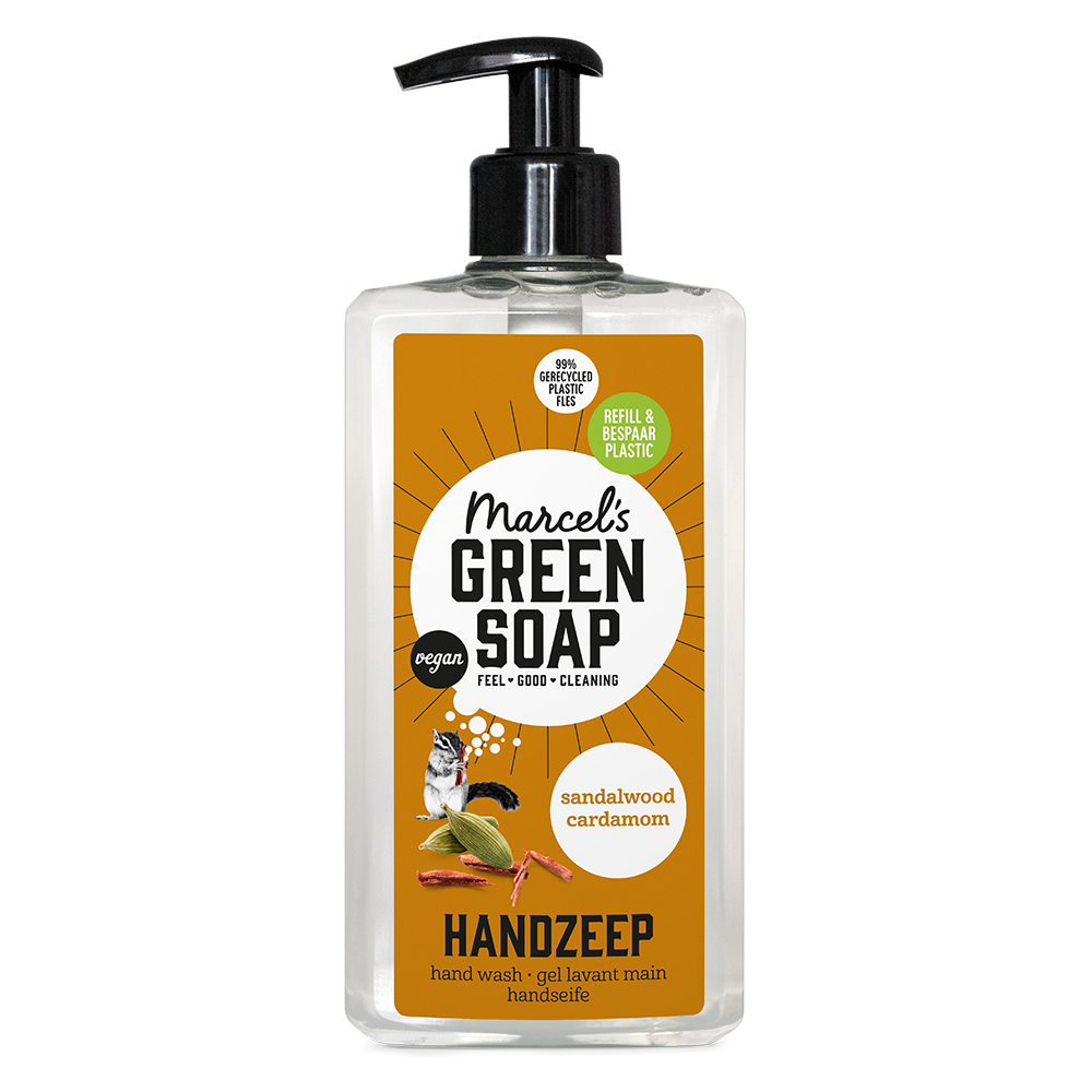 Handzeep Sandelhout & Kardemom 500 ml Marcel's Green Soap