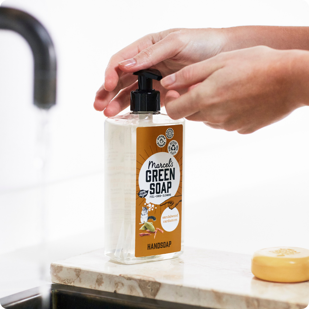 Handzeep Sandelhout & Kardemom 500 ml Marcel's Green Soap