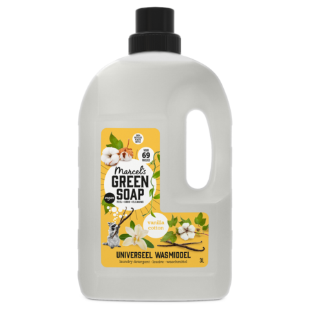 Universeel Wasmiddel Vanille & Katoen 3 l Marcel's Green Soap