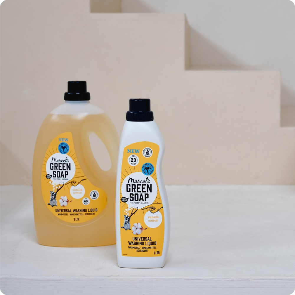 Universeel Wasmiddel Vanille & Katoen 3 l Marcel's Green Soap