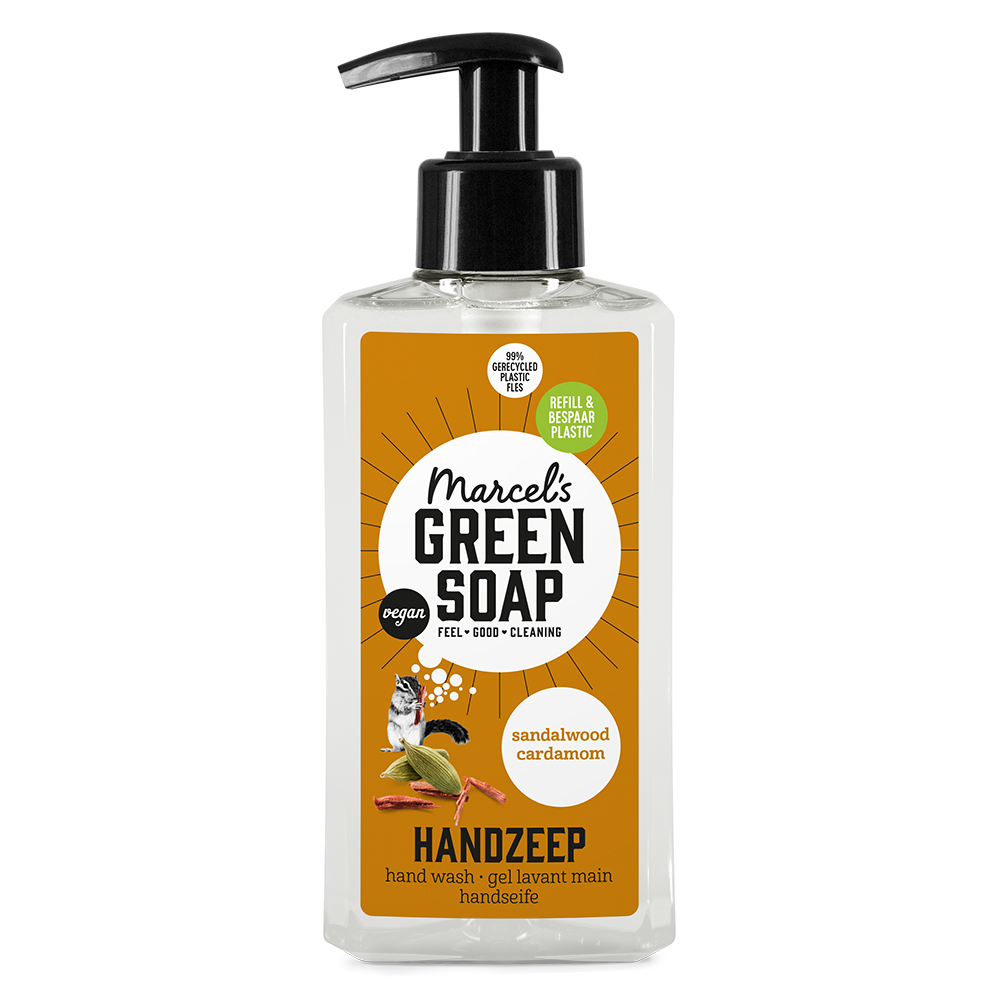 Handzeep Sandelhout & Kardemom 250 ml Marcel's Green Soap