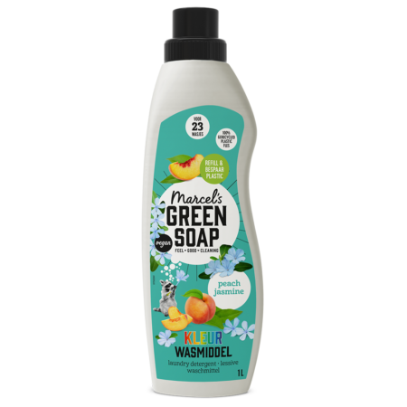 Kleur Wasmiddel Perzik & Jasmijn Marcel's Green Soap