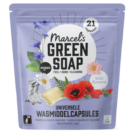 Universele Wascapsules Wilde Bloemen Marcel's Green Soap