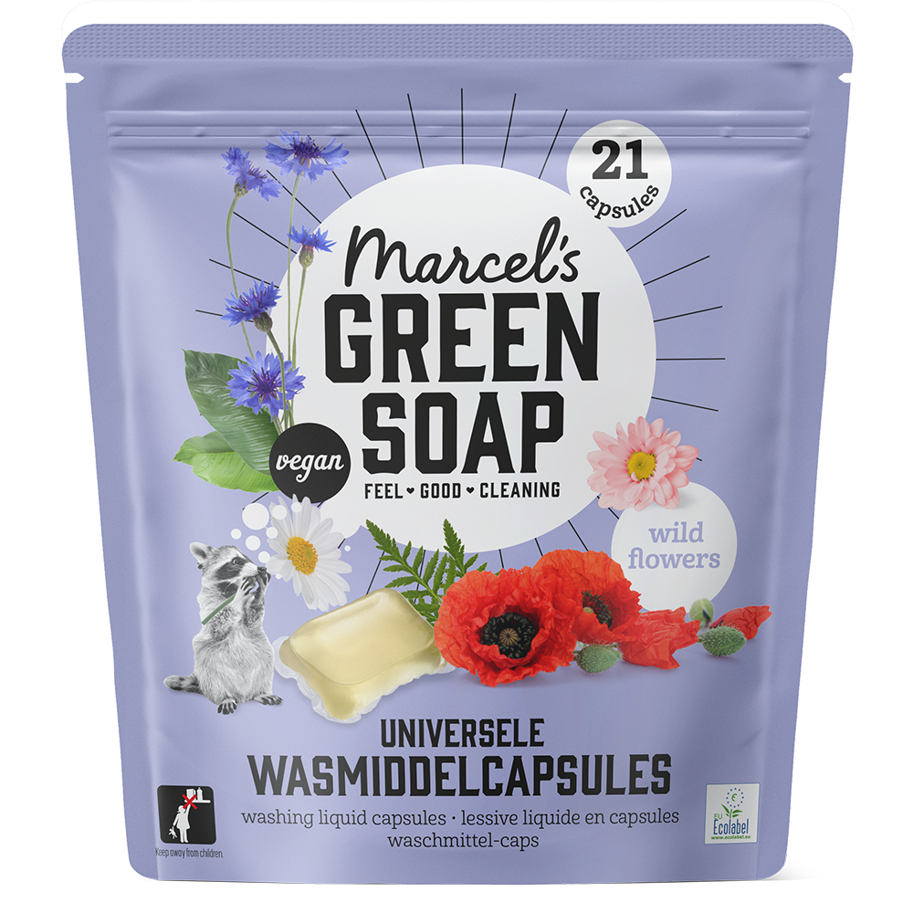 Universele Wascapsules Wilde Bloemen Marcel's Green Soap