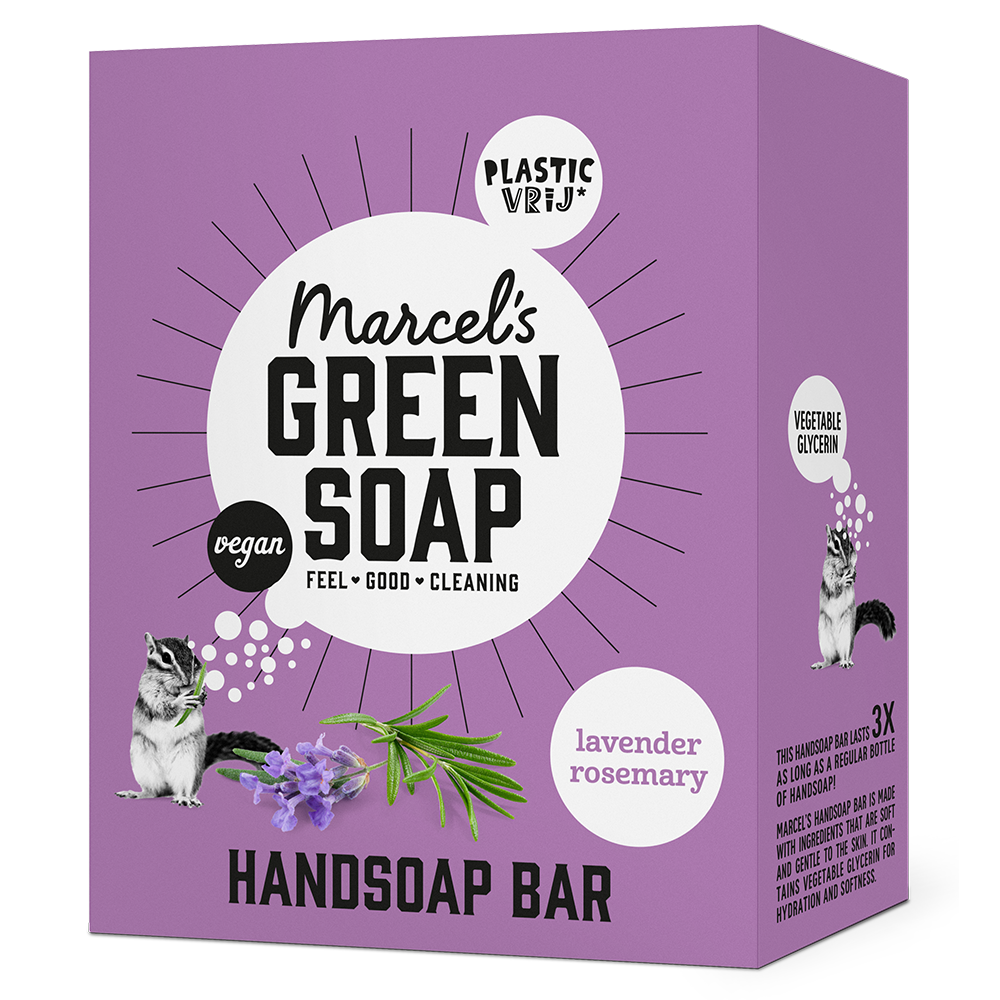 Handzeep Bar Lavendel & Rozemarijn Marcel's Green Soap
