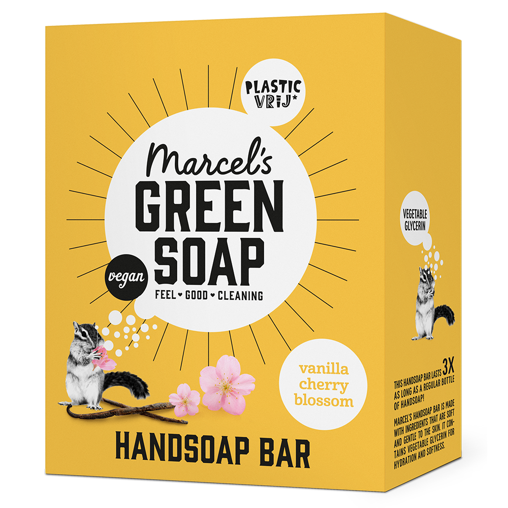 Handzeep Bar Vanille & Kersenbloesem Marcel's Green Soap