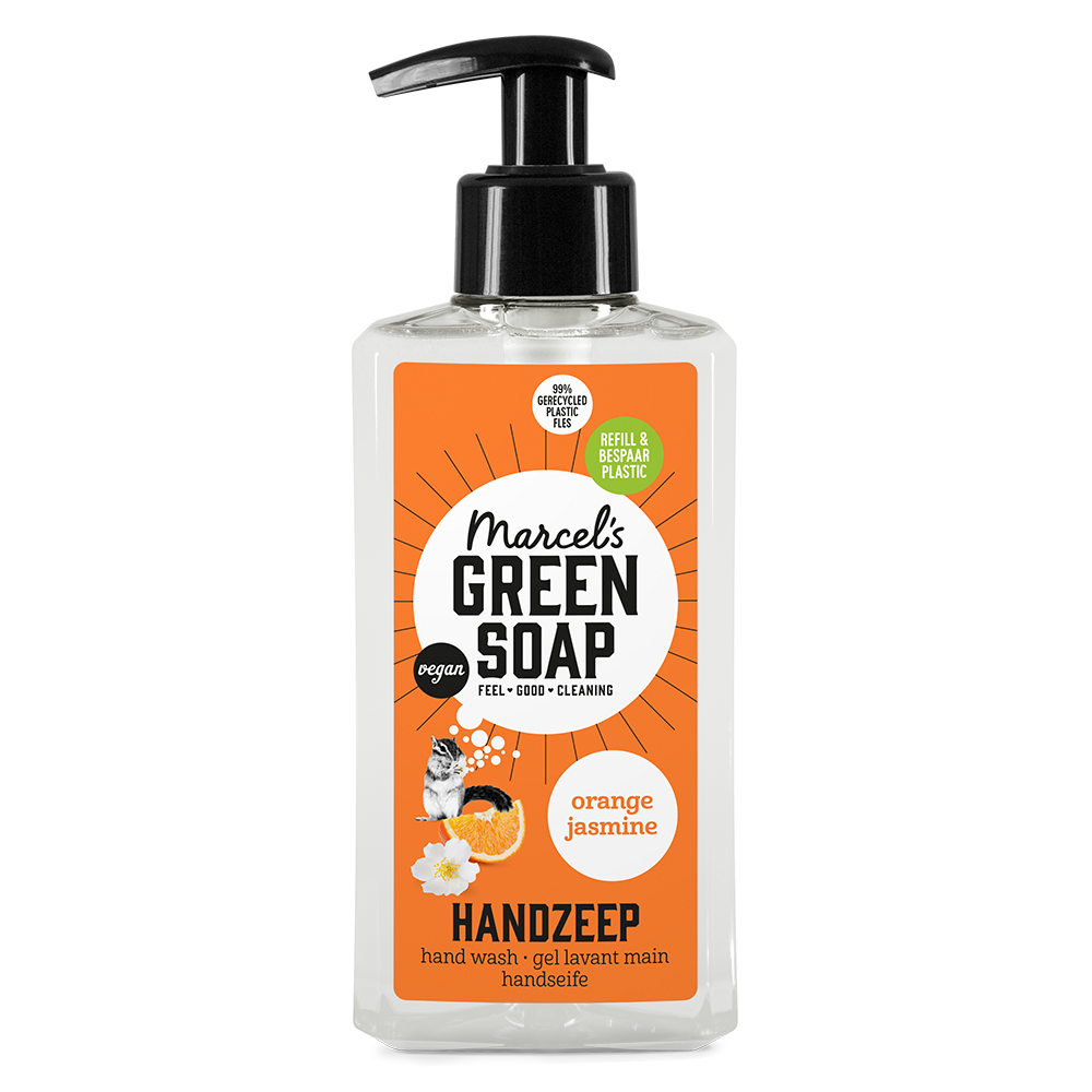 Handzeep Sinaasappel & Jasmijn 250 ml Marcel's Green Soap