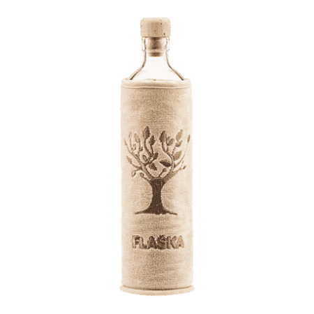 Glazen Waterfles Natuurlijk biologisch Flaska