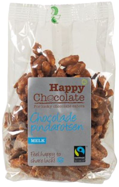 Chocolade Pindarotsen Melk Bio - 150 gram