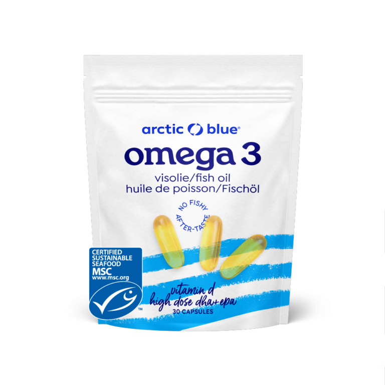 arctic blue omega 3 pure noorse visolie dha/epa + vitamine d