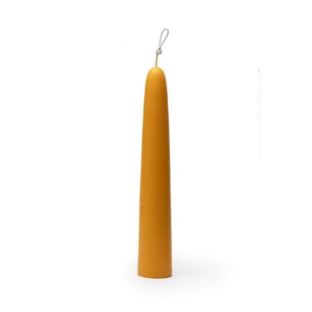 bijenwas dompelkaars ø 4 cm 20 cm gebleekt 1 kaars (kopie)
