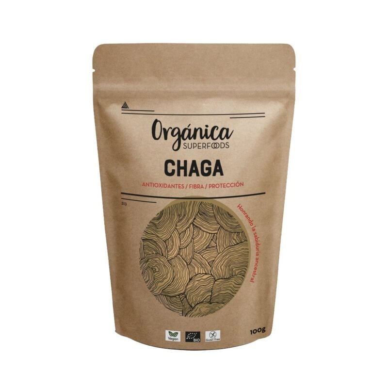 biologische chaga poeder 100 gram