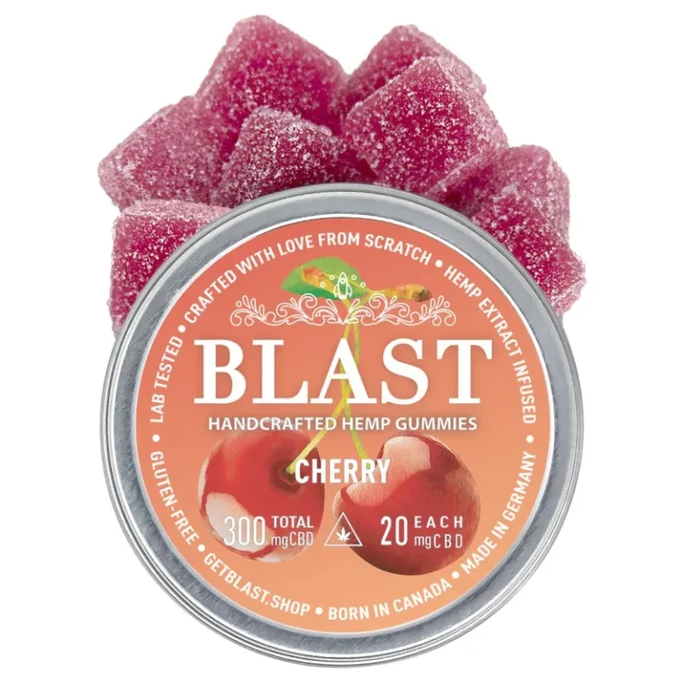 blast kersen cbd gummies in blik 20 stuks