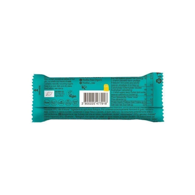 chia & coconut bar 30 gram