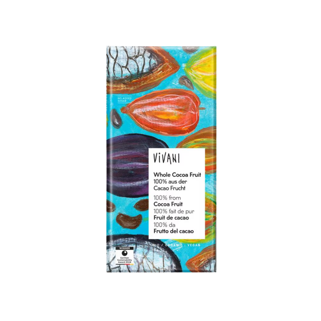 Chocolade puur whole cacao fruit Vivani