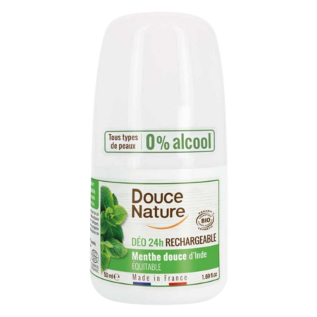 deodorant roll on munt hervulbaar douce nature
