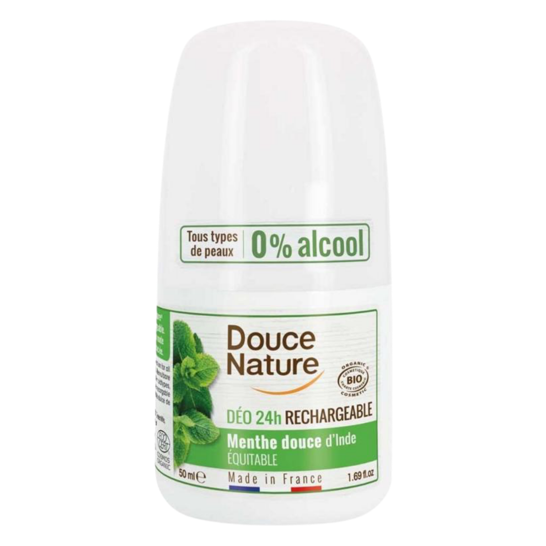 deodorant roll on munt hervulbaar douce nature