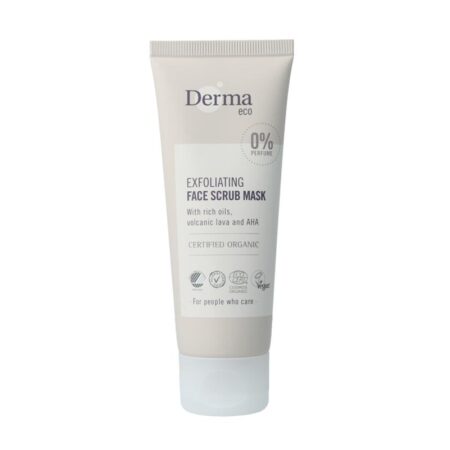 eco exfoliating face scrub & masker derma