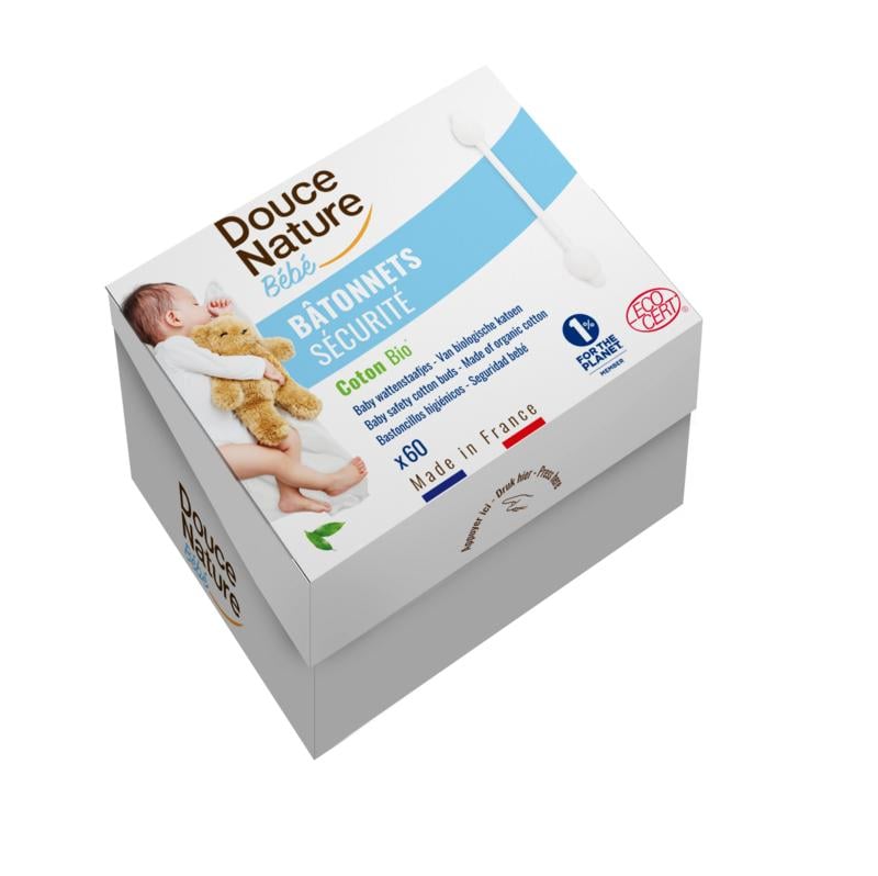 baby wattenstaafjes biologisch katoen douce nature