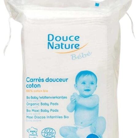 baby wattenvierkantjes biologisch katoen douce nature