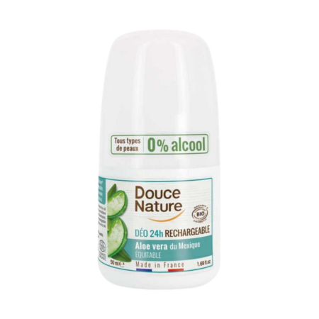 deodorant roll on aloë vera hervulbaar douce nature