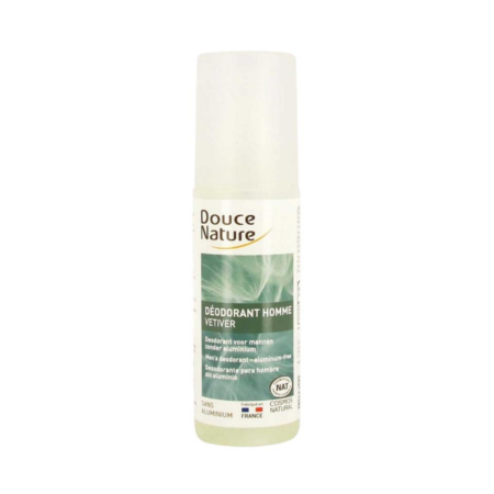 deodorant spray mannen vetiver biologisch douce nature