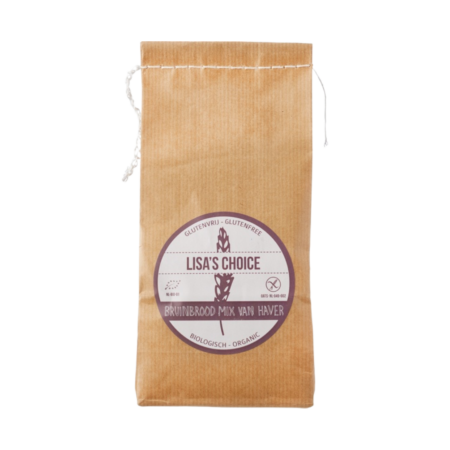 glutenvrije broodmix bruin lisa's choice