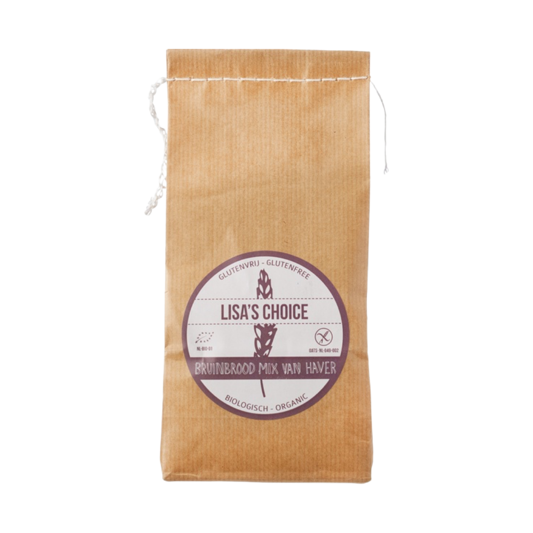 glutenvrije broodmix bruin lisa's choice