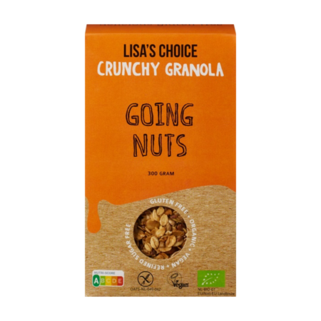 glutenvrije granola going nuts lisa's choice