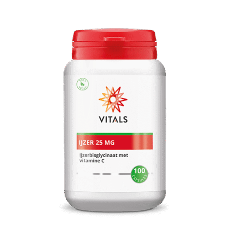 vitals ijzerbisglycinaat 25 mg 100 capsules
