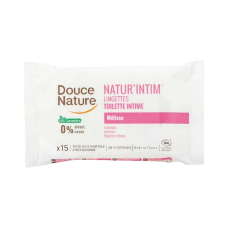 intieme hygiënische doekjes biologisch katoen douce nature