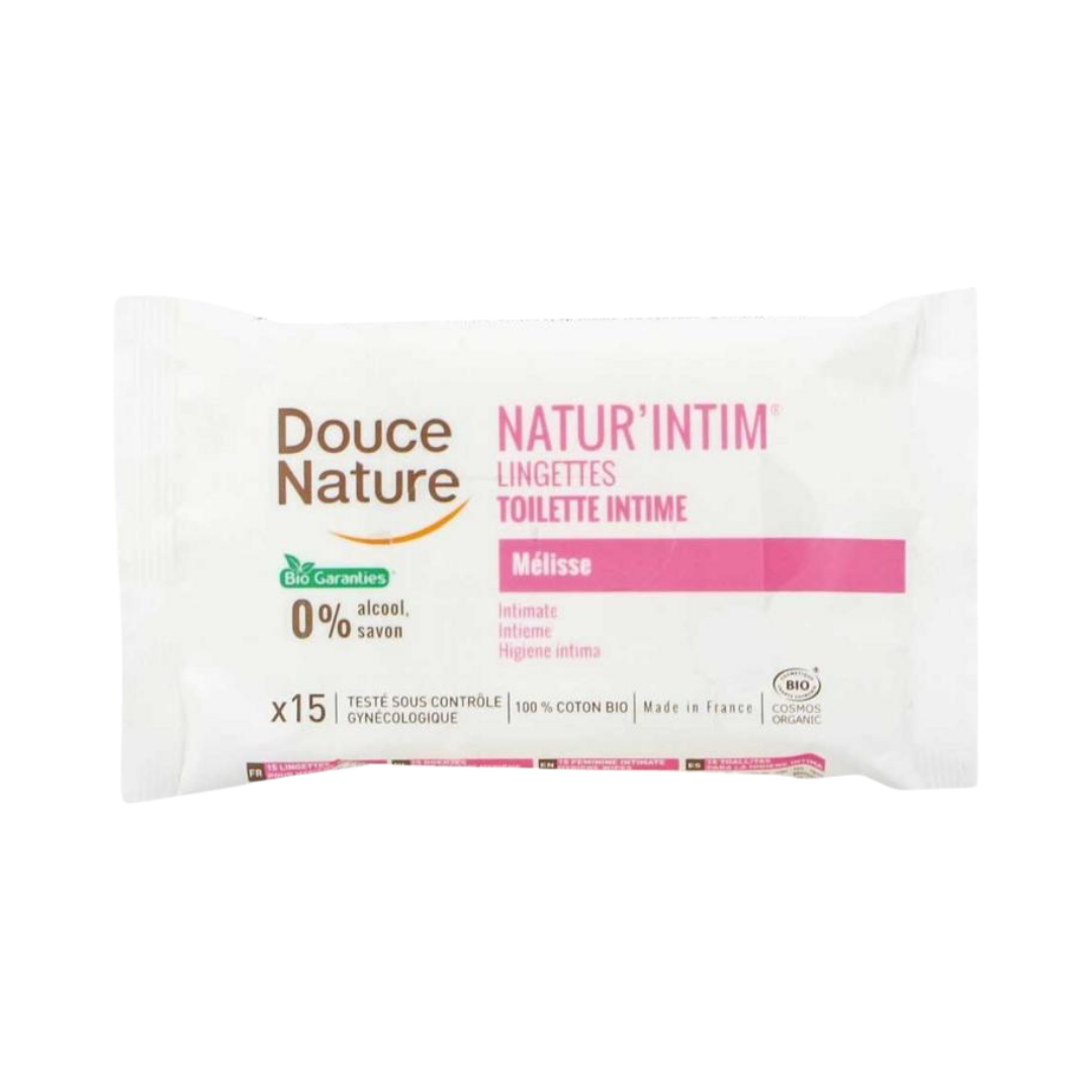 intieme hygiënische doekjes biologisch katoen douce nature