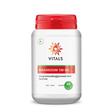 vitals magnesium(bisglycinaat) 100 mg 60 tabletten