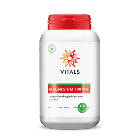 vitals magnesium(bisglycinaat) 100 mg 120 tabletten