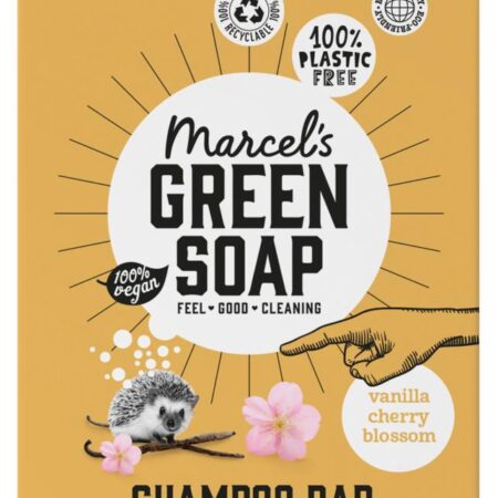 shampoo bar vanille & kersenbloesem marcel's green soap