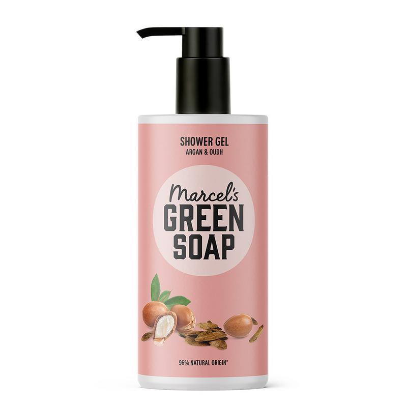 douchegel argan & oudh marcel's green soap