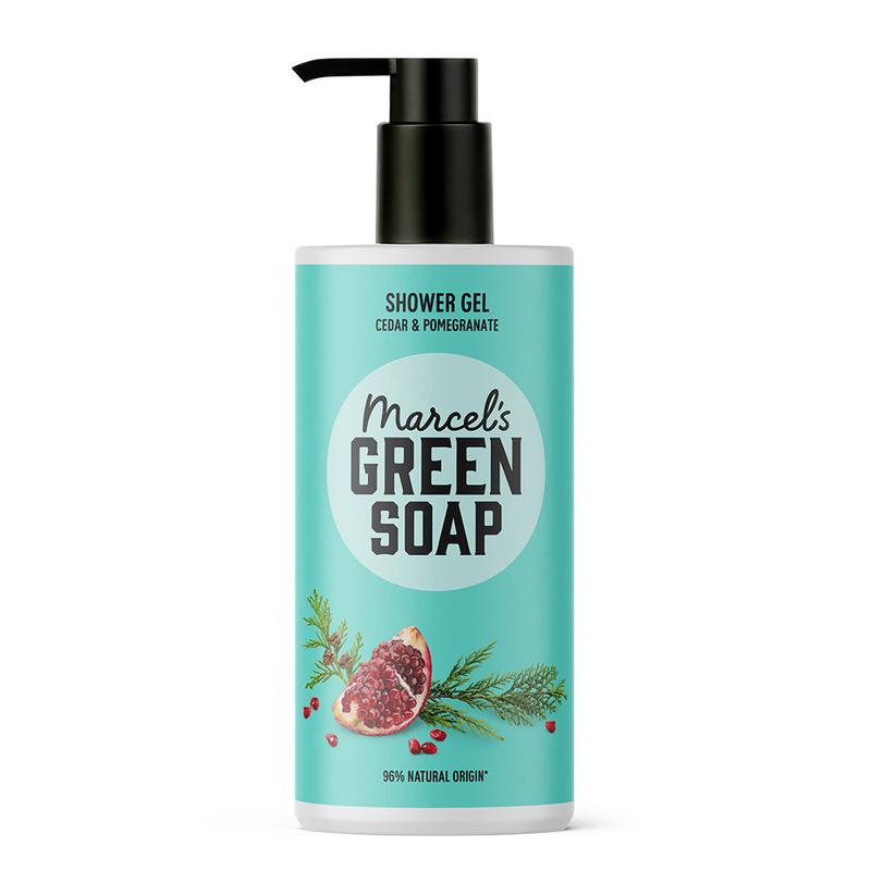 douchegel ceder & granaatappel marcel's green soap