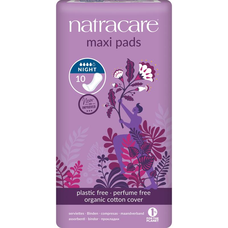 maxi pads natuurlijk maandverband | formaat: nacht natracare