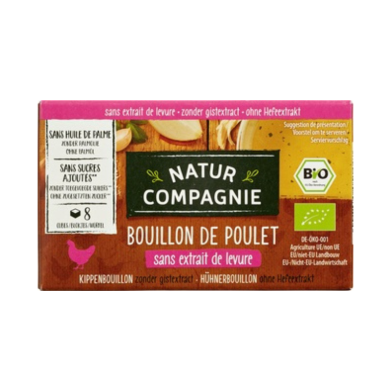 natur compagnie kippenbouillonblokjes gistvrij 80 gram